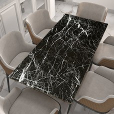 Самоклеющаяся пленка черный мрамор с паутинкой 0,45х10мх0,07мм SW-00001276