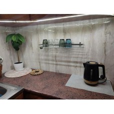 Самоклеящаяся виниловая плитка в рулоне перламутровый мрамор 3000х600х2мм SW-00001283