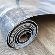 Самоклеящаяся виниловая плитка в рулоне серый мрамор 3000х600х2мм SW-00001286