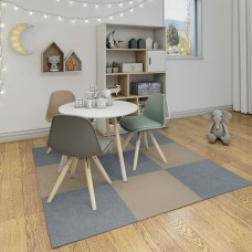 Самоклеящаяся плитка под ковролин бежевая 600х600х4мм SW-00001290