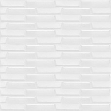 Самоклеющаяся 3D панель белая кладка 19600х700х5мм SW-00001335