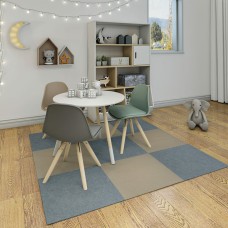 Самоклеящаяся плитка под ковролин серая 600х600х4мм SW-00001418