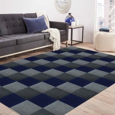 Самоклеящаяся плитка под ковролин синяя 300х300х4мм SW-00001419