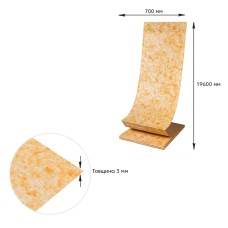 Самоклеющаяся 3D панель под бежевый мрамор 19600х700х3мм SW-00001473
