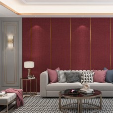 Льняные тёплые обои на самоклейке 2800*650*2mm (D) SW-00001492