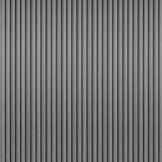 Декоративная стеновая рейка уголь 3000*160*23мм (D) SW-00001534