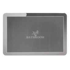 Вологопоглинаючий килимок сірий "Bathroom" 38*58CM*3MM (D) SW-00001563