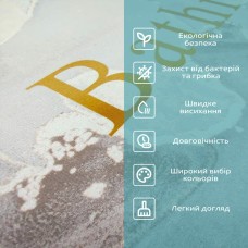 Влагопоглощающий коврик мрамор "Bathroom" 38*58CM*3MM (D) SW-00001569