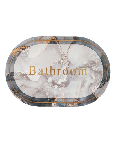 Вологопоглинаючий килимок мармур "Bathroom" 38*58CM*3MM (D) SW-00001569