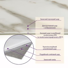 Самоклеящаяся стеновая PET плитка 600*300*2mm (D) SW-00001674