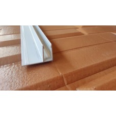 Профиль (торцевой) финишный алюминиевый для сайдинга 38,5*28*6000мм (D) SW-00001728