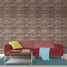 Самоклеющаяся 3D панель под красный екатеринослав кирпич 3080x700x3мм SW-00001761