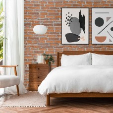 Самоклеющаяся 3D панель под рыжий екатеринослав кирпич 3080х700х3мм SW-00001762