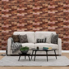 Самоклеющаяся 3D панель под коричневый кирпич екатеринослав 3080х700х3мм SW-00001768