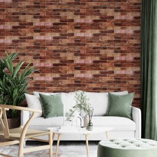 Самоклеющаяся 3D панель под коричневый кирпич екатеринослав 3080х700х3мм SW-00001768