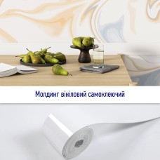 Молдинг виниловый самоклеющийся глянцевый 5000*100*2мм (D) SW-00001792