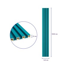 Декоративная стеновая рейка 3000*160*23мм (D) SW-00001863