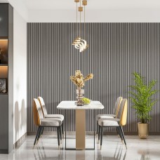 Декоративная рейка WPC стеновая серая 3000*150*9мм (D) SW-00001870