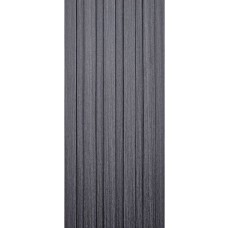 Декоративная рейка WPC стеновая графит 3000*150*9мм (D) SW-00001871