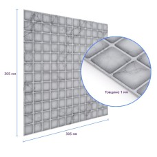 Самоклеющаяся полиуретановая плитка 305х305х1мм (D) SW-00001936