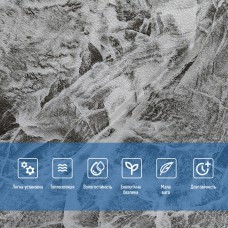 Декоративная 3D панель самоклейка Мраморная плитка 700x770x4мм (192) SW-00000529