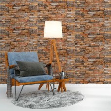 Самоклеящаяся декоративная 3D панель под кирпич красный песчаник 700x770x5мм (058) SW-00000177