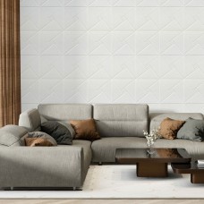 Самоклеющаяся декоративная потолочно-стеновая 3D панель оригами 700x700х5.5мм (173) SW-00000182