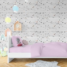 Декоративная 3D панель самоклейка под белый кирпич Звезды 700x770x5мм (021) SW-00000086