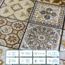 Декоративная ПВХ плитка на самоклейке квадрат 300х300х5мм, цена за 1 шт. (СПП-604) SW-00000671