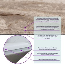 Самоклеющаяся виниловая плитка 600х300х1,5мм, цена за 1 шт. (СВП-116) Глянец SW-00000864