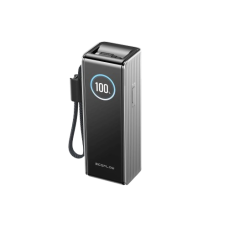 Павербанк EcoFlow RAPID Power Bank з кабелями 25000mAh сріблястий