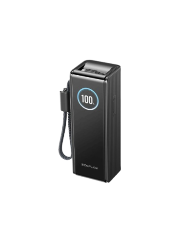 Павербанк EcoFlow RAPID Power Bank з кабелями 25000mAh чорний