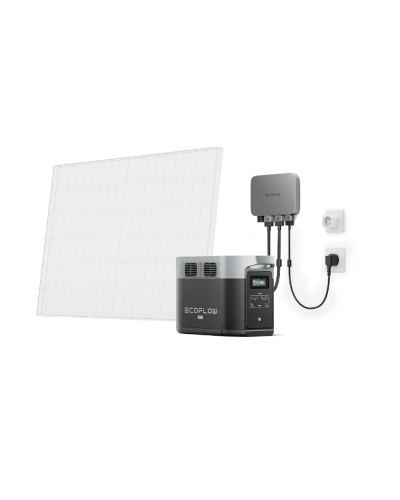 Комплект EcoFlow PowerStream - мікроінвертор 800W та зарядна станція Delta Max