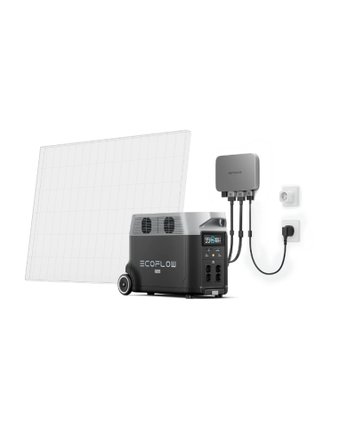 Комплект EcoFlow PowerStream - мікроінвертор 800W + зарядна станція Delta Pro