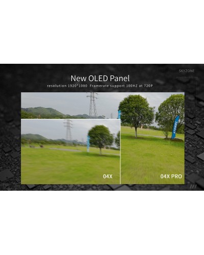 Окуляри FPV Skyzone SKY04X PRO 5.8GHz 56CH L,X Band (SKY04XP5G)