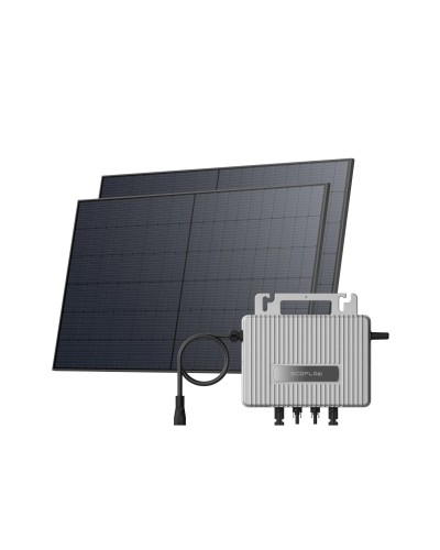 Комплект EcoFlow STREAM Microinverter + 2 x 520W Rigid Solar Panel Combo Bundle