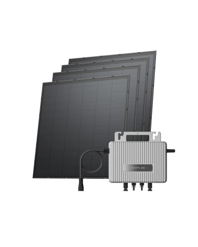Комплект EcoFlow STREAM Microinverter + 4 x 250W Rigid Solar Panel Combo Bundle
