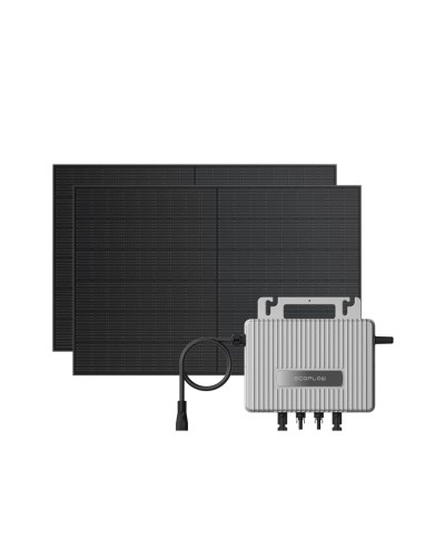 Комплект EcoFlow STREAM Microinverter + 2 x 400W Rigid Solar Panel Combo Bundle