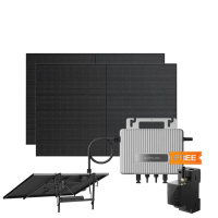 Комплект EcoFlow STREAM Microinverter/2*400W Rigid Solar Panel Combo/Умный счетчик Smart Meter/2*Автоматический солнечный трекер EcoFlow Single Axis Solar Tracker