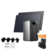 Комплект EcoFlow STREAM ULTRA/Solar Panel 2*400/Система креплений EcoFlow Rigid Solar Panel Mounting Feet/Умный счетчик Smart Meter