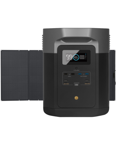 Комплект EcoFlow DELTA Max (2000) + 400W Solar Panel