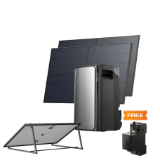 Комплект EcoFlow STREAM ULTRA/Solar Panel 2*400/Регульований кронштейн для сонячних панелей/Розумний лічильник Smart Meter