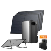 Комплект EcoFlow STREAM ULTRA/Solar Panel 4*400/Регулируемый кронштейн для солнечных панелей/Умный счетчик Smart Meter
