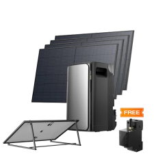 Комплект EcoFlow STREAM ULTRA/Solar Panel 4*400/Регульований кронштейн для сонячних панелей/Розумний лічильник Smart Meter