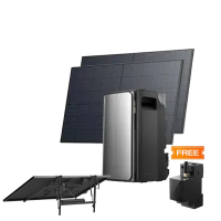 Комплект EcoFlow STREAM ULTRA/Solar Panel 2*400/Солнечный трекер EcoFlow Single Axis Solar Tracker/Умный счетчик Smart Meter