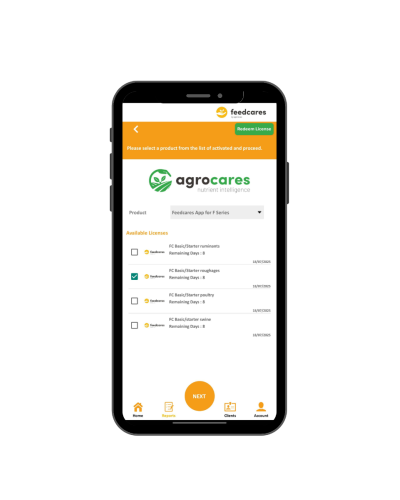 Ліцензія FeedCares Starter Roughages - 12 months