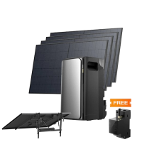 Комплект EcoFlow STREAM ULTRA/Solar Panel 4*400/Солнечный трекер EcoFlow Single Axis Solar Tracker/Умный счетчик Smart Meter