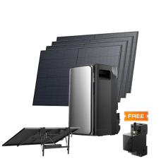 Комплект EcoFlow STREAM ULTRA/Solar Panel 4*400/Сонячний трекер EcoFlow Single Axis Solar Tracker/Розумний лічильник Smart Meter