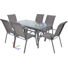 Набор садовой мебели HECHT SOFIA SET 6