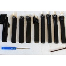 Резцы токарные, КОМПЛЕКТ из 9 шт. 12 мм Holzmann 9TLG12